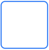 white box with blue border